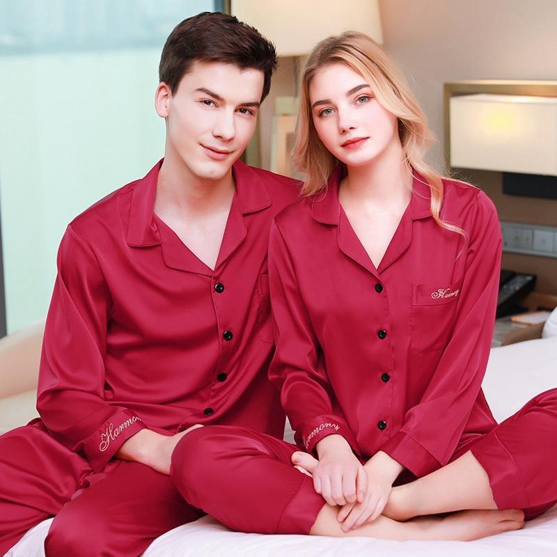 Luxe Couple Satin Pajamas Set