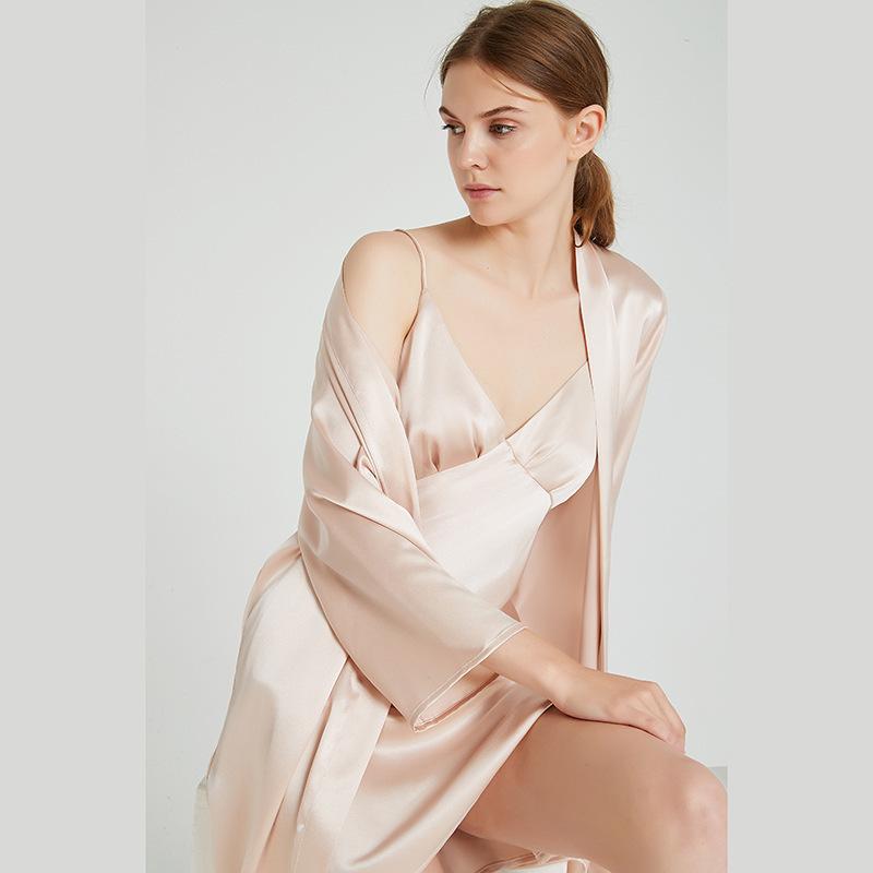 Silk Nightgown & Robe Set