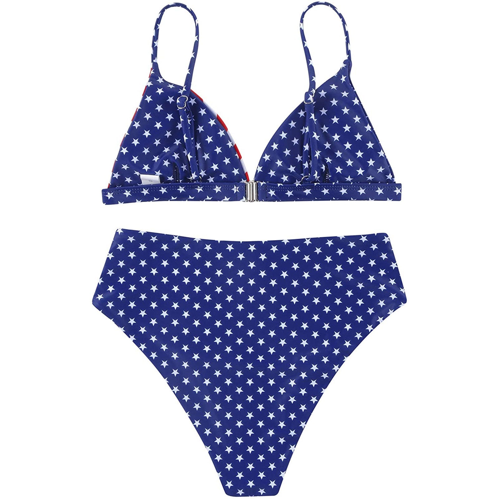 Women 4th of july Star & Striped Bikini Swimwear