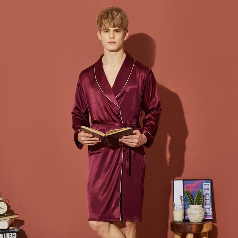 Couple Satin Belted Night Robe