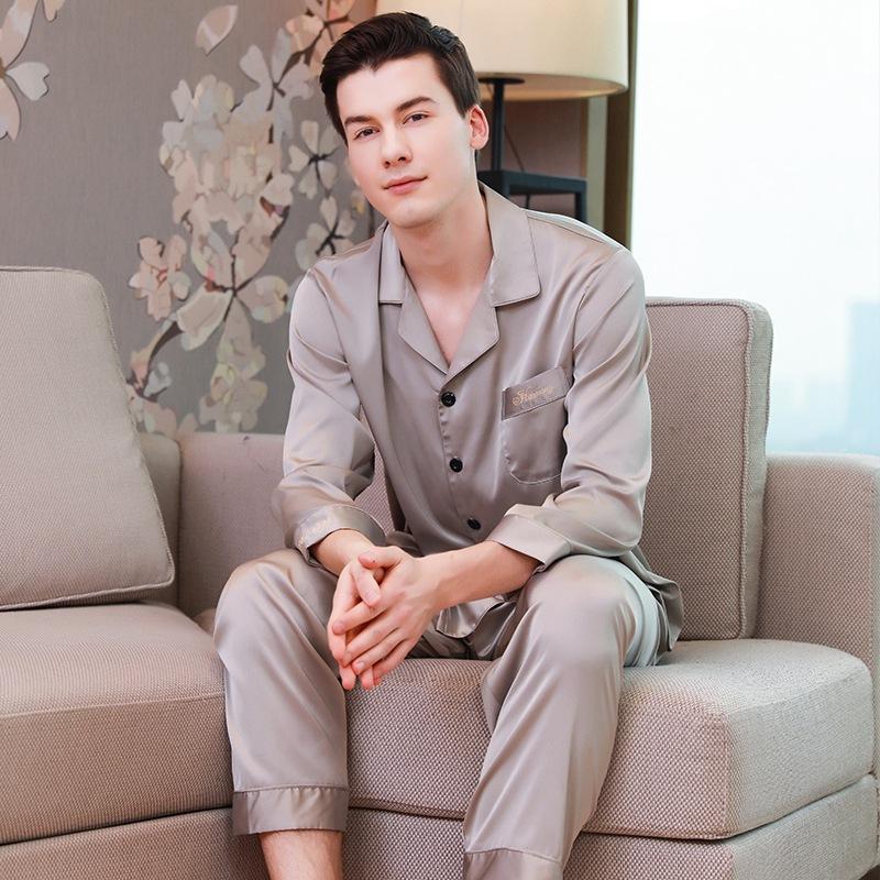 Luxe Men Satin Pajamas Set