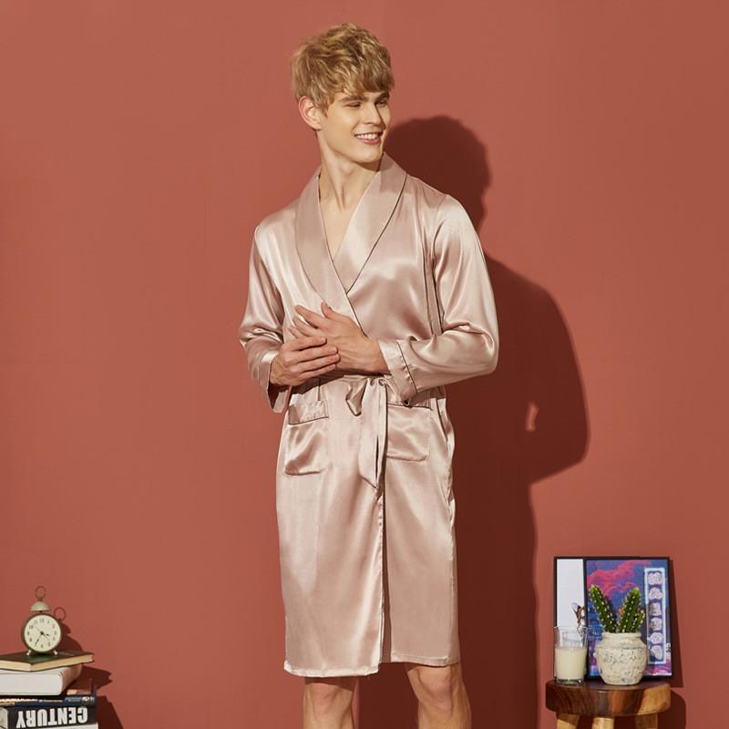 Couple Satin Belted Night Robe
