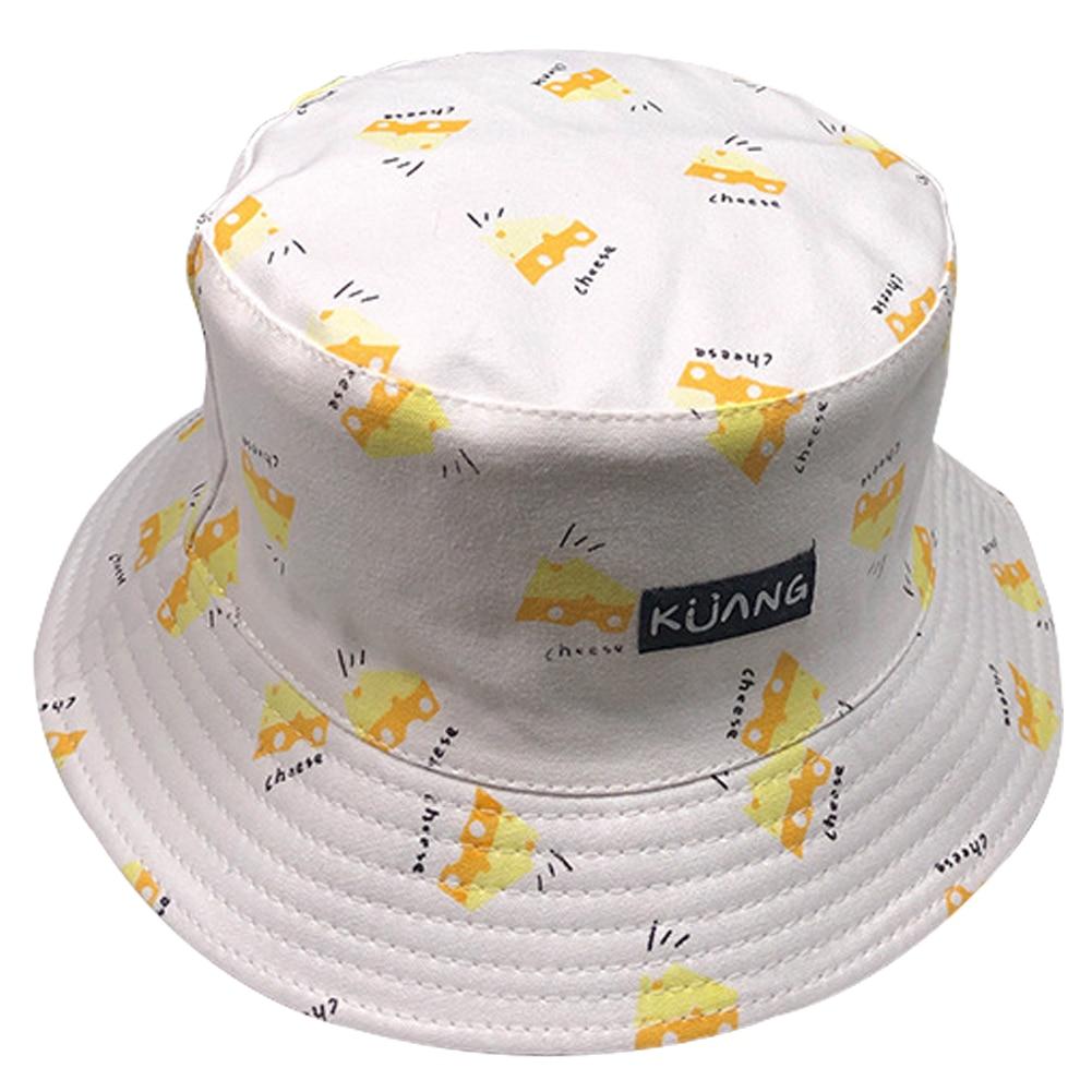 Panama Bucket Hat Men Women Summer Bucket Cap Banana Print Yellow Hat Bob Hats Hip Hop Gorros Fishing Fisherman Hats