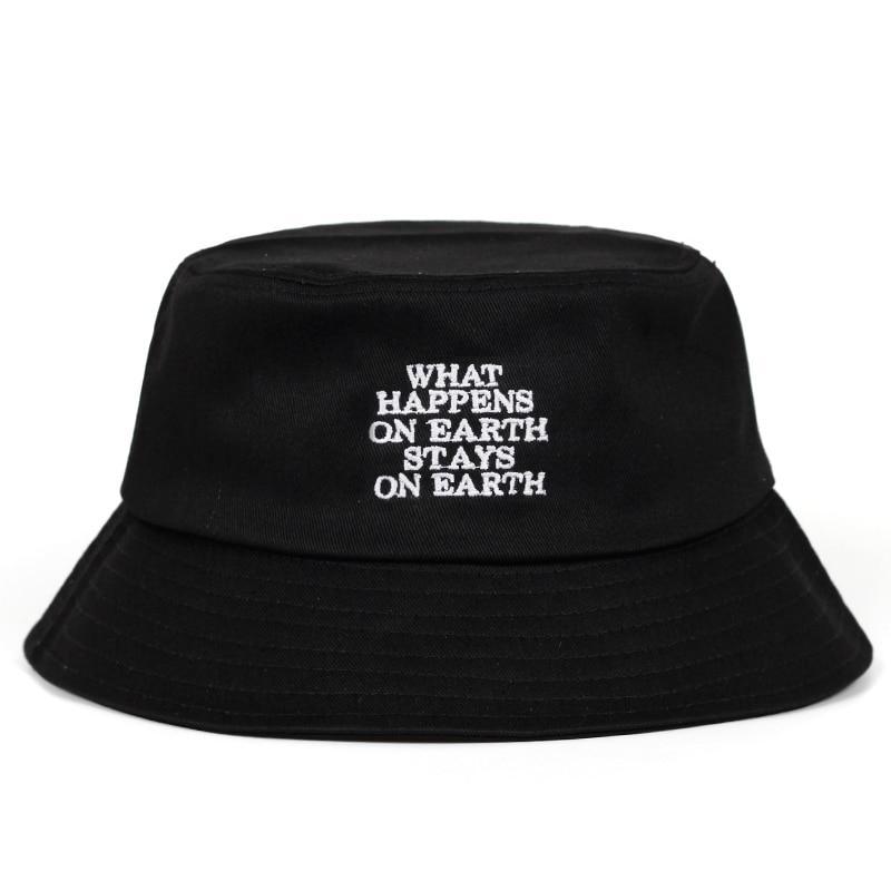 Newest black bucket hat DAMN embroidery