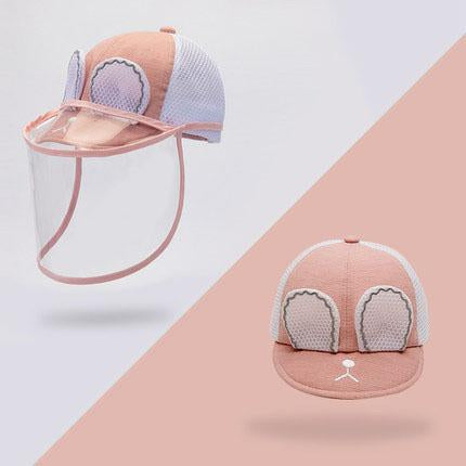 Baby summer thin anti-droplet TPU protective mask face cap