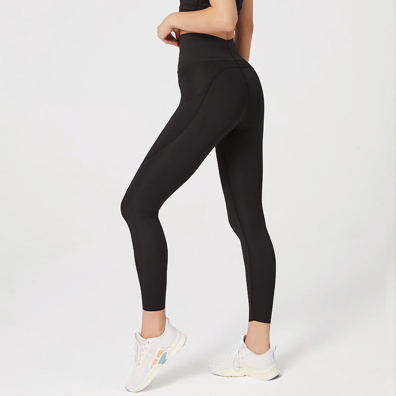 Women Plus Size Breathable High Waist Tunic Yoga Pants Sports Trousers A-65