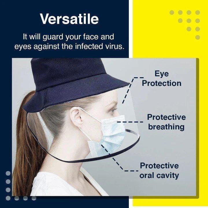 HatGuard™ - PROTECTIVE SHIELD VISOR FOR SPLASH PROTECTION BUCKET HAT