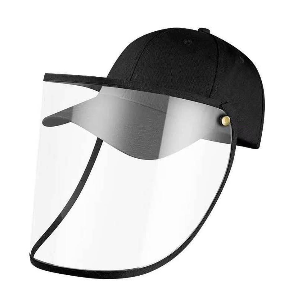 Anti Pollution Baseball Cap Removable Protective Cap Reusable Masks Anti-fog Hat Anti-UV Mask Sun Hat Coronavirus Bucket Hats