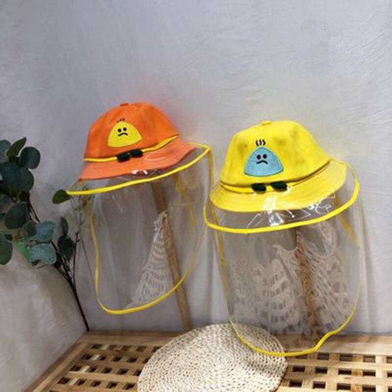Children Hat Sunhat Anti-spitting Protective Cap Prevent Kids From Influenza Dustproof Cover Against Droplet Transmission