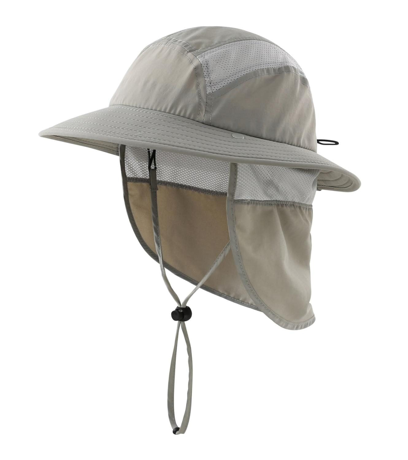 Connectyle  UPF 50+ Boys Summer Sun Hat with Neck Flap Summer Beach Hat Kids Safari Hat