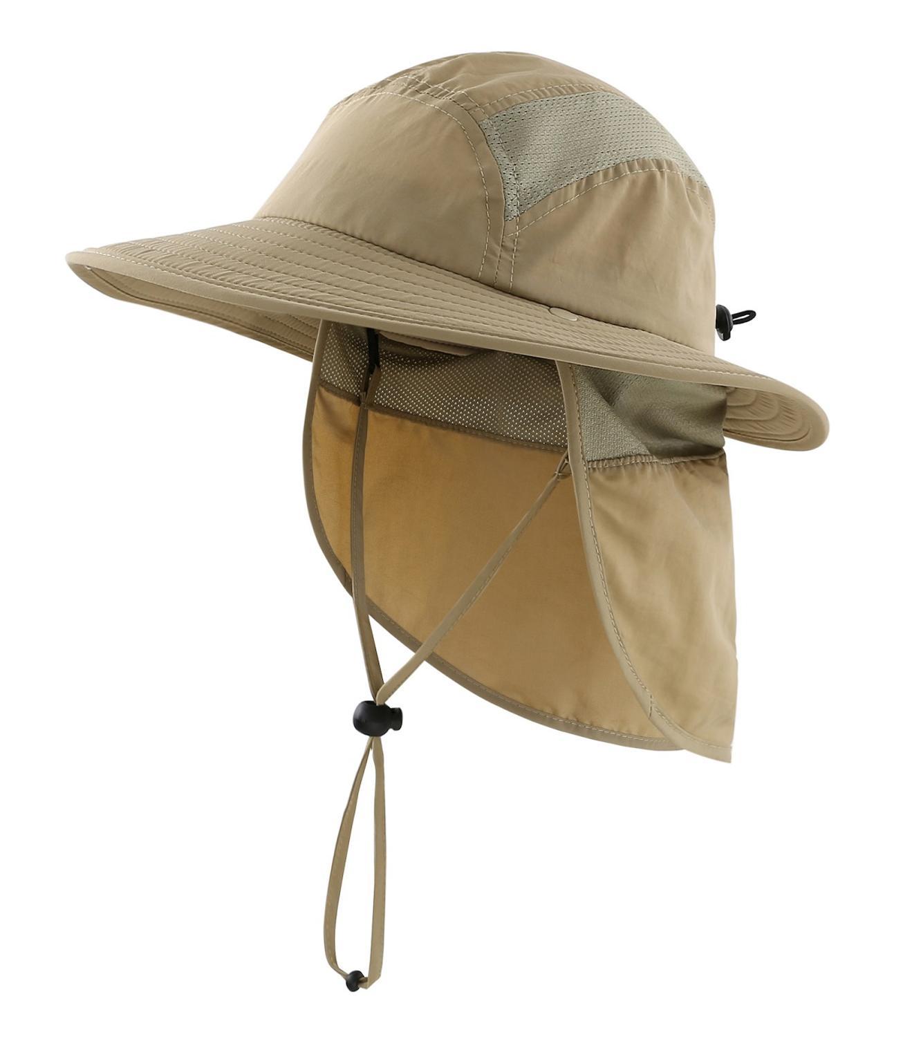 Connectyle  UPF 50+ Boys Summer Sun Hat with Neck Flap Summer Beach Hat Kids Safari Hat