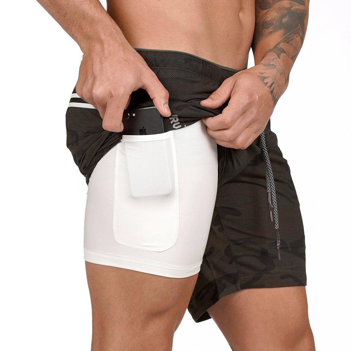ASRV 2-in-1 Secure Pocket Shorts