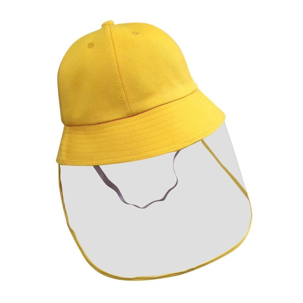 Kids Anti-virus Mask Bucket Hat Kids Protective Cap With Face Mask Kids Hat For Girls Boys Prevent Wind Sand Spittle Child Cap
