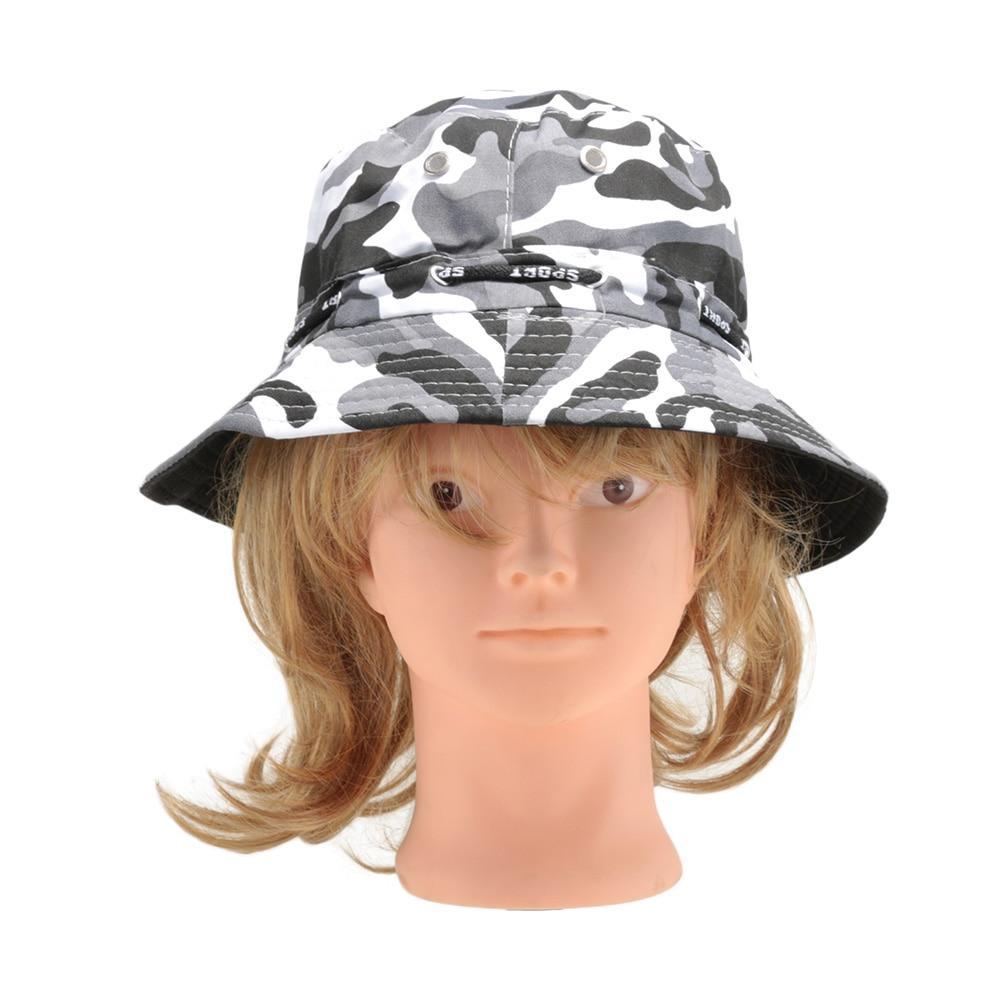 Men Women Camouflage Bucket Hat