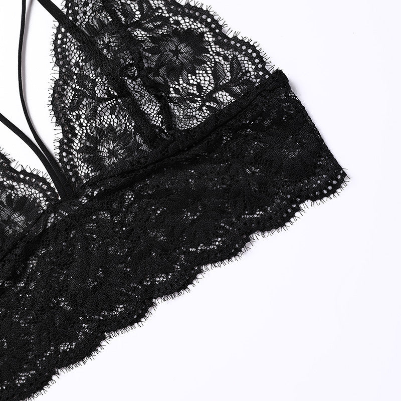 Women Seamless Ruffled Lace Underwear Exotic Lingerie 8027