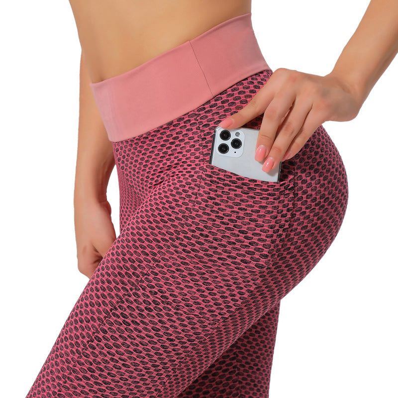 Cropped Yoga Pants 3/4 Leggings with Pockets 25-2540