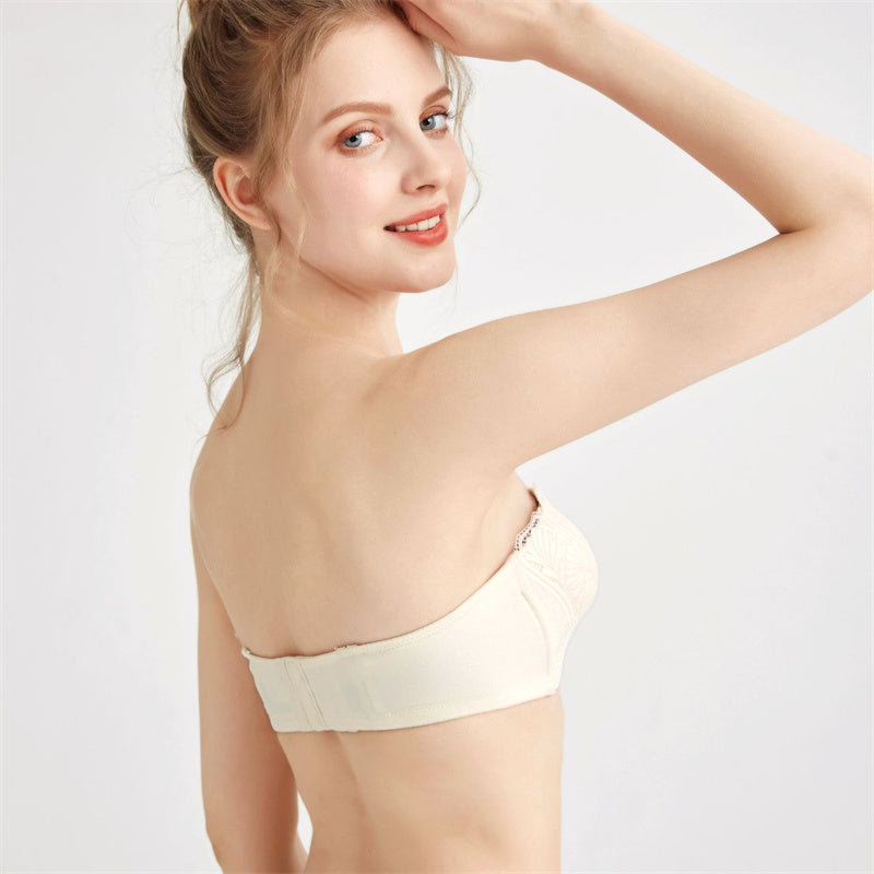 Women Underwear with Removable Straps No Steel Rings Bra