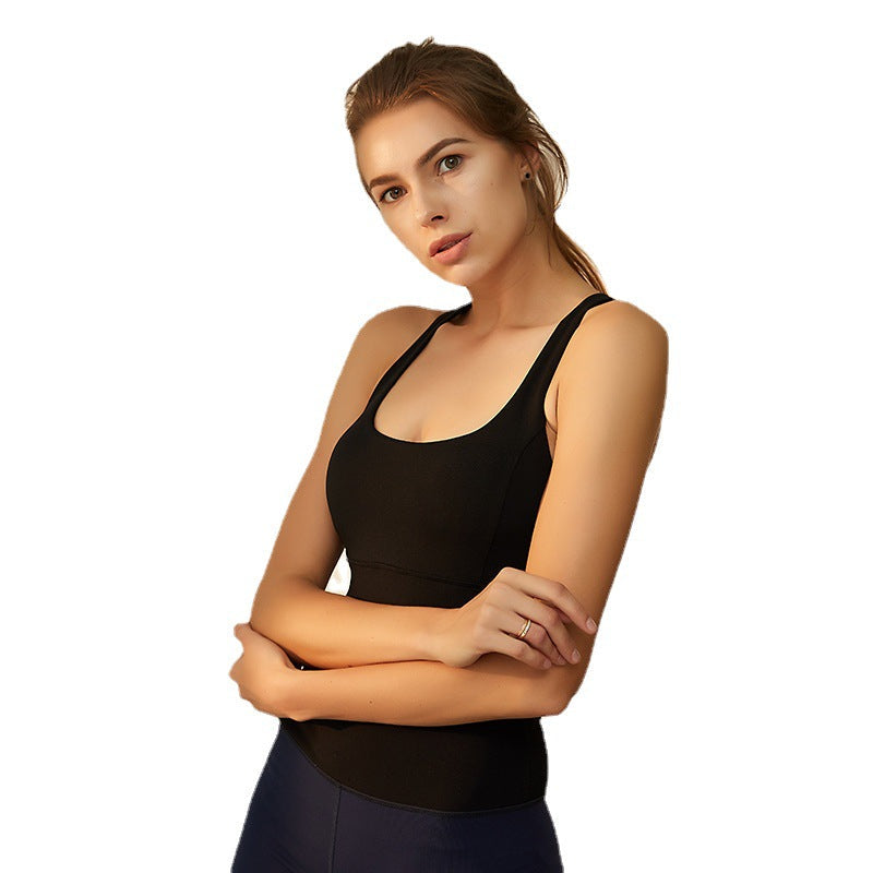 Women Shockproof Quick Dry Sports Bra Running Vest Underwear TRT18616