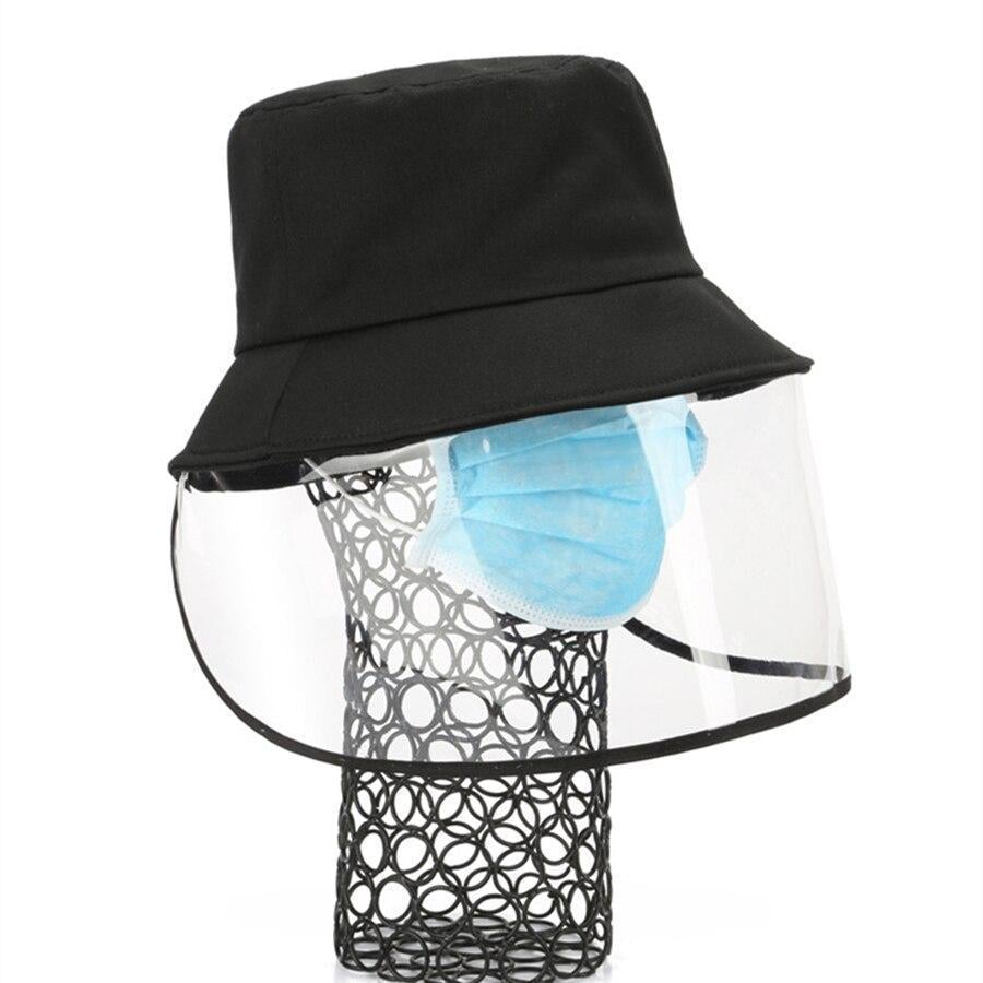 Adult PROTECTIVE SHIELD VISOR FOR SPLASH PROTECTION BUCKET HAT HatGuard™