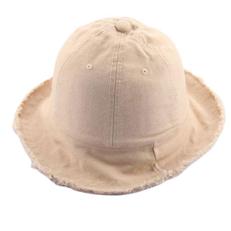 Cotton Sunscreen Floppy Bucket Cap