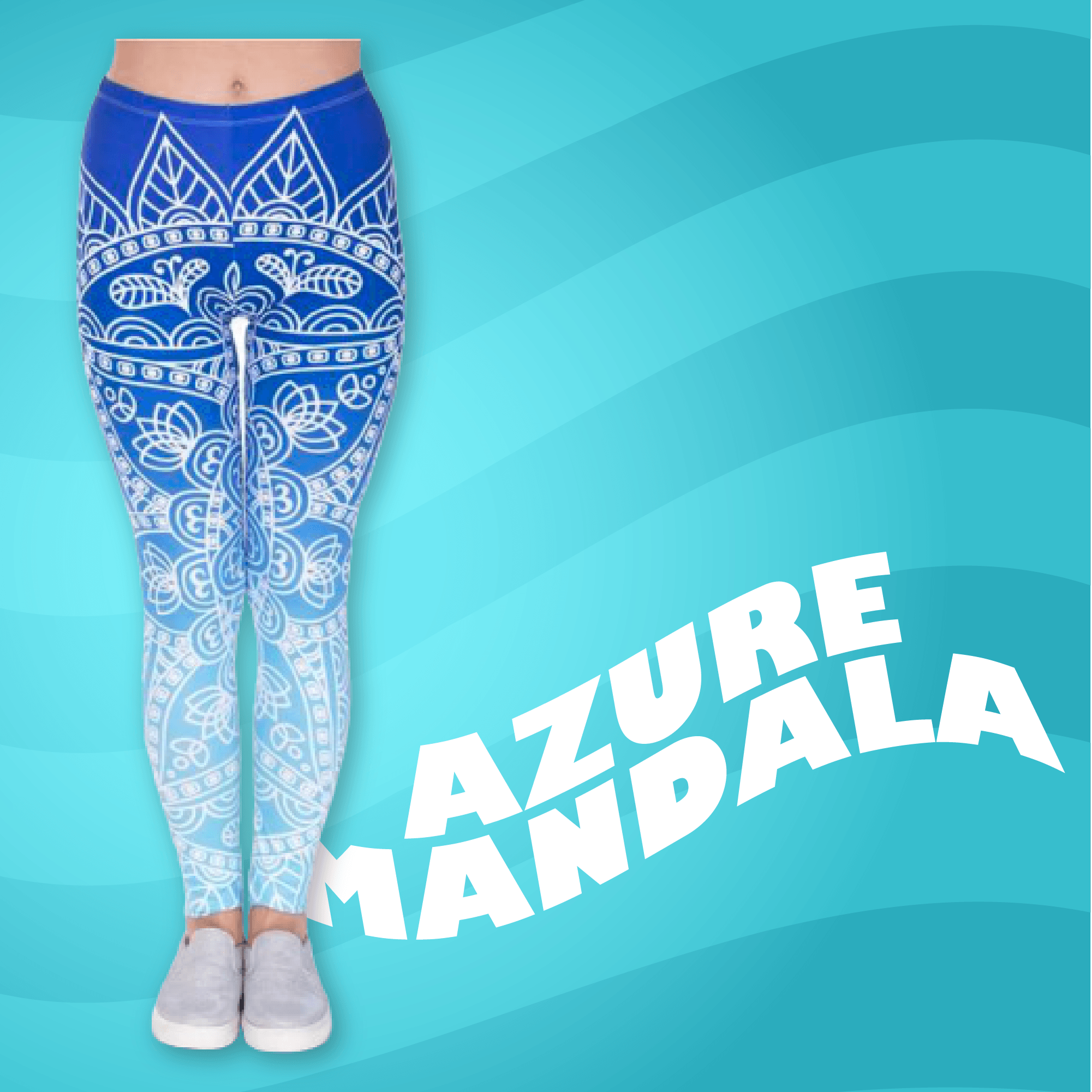Trendy Printed Yoga Pants